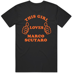 Marco Scutaro This Girl Loves Basketball Hockey Baseball Football Unisex Classic T Shirt