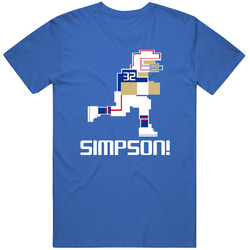 O J Simpson Tecmo Bowl Buffalo Football Athlete Fan Unisex Classic T Shirt