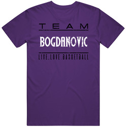 Bogdan Bogdanovic Live Love Sacramento Basketball Team Fan Sports Unisex Classic T Shirt