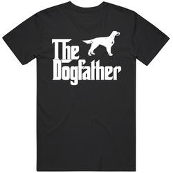 Gordon Setter Custom Dog Breed The Dogfather Black Unisex Classic T Shirt