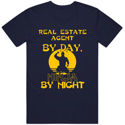 Real Estate Agent By Day Ninja By Night Funny Unisex Classic T Shirt