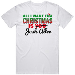 All I Want For Christmas Is Josh Allen Tampa Bay Football Fan Unisex Classic T Shirt