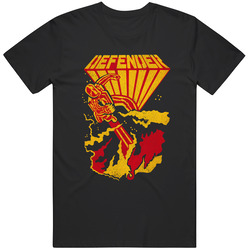 Defender, T-shirt, Arcade, Cabinet, Side Art, Retro, 80's, Galaga, Space Invaders, Pacman Unisex Classic T Shirt