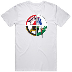 Boston Sports Team Logo Mashup Unisex Classic T Shirt