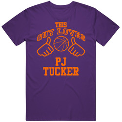 Pj Tucker This Guy Loves Heart Phoenix Basketball Unisex Classic T Shirt