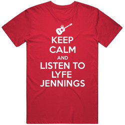 Keep Calm Listen To Lyfe Jennings Legendary Guitarist Bass Guitar Player Fan Unisex Classic T Shirt