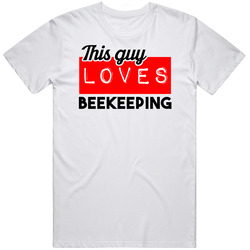This Guy Loves Beekeeping Hobby Unisex Classic T Shirt