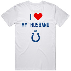 Love My Husband And Colts Unisex Classic T Shirt