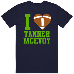 I Love Heart Tanner Mcevoy Seattle Football Unisex Classic T Shirt