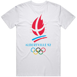 Albertville Winter 1992 Olympics Retro Logo World Olympiad Event Unisex Classic T Shirt