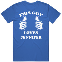 This Guy Loves Jennifer Name Unisex Classic T Shirt