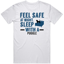 Feel Safe Sleep With A Puggle Funny Dog Unisex Classic T Shirt