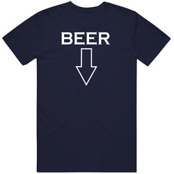 Pregnancy Couples Tees - Beer & Arrow To The Beer Belly Unisex Classic T Shirt