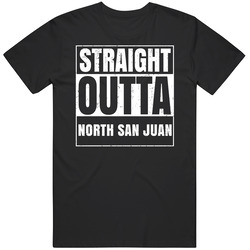Straight Outta North San Juan California City Pride Parody Unisex Classic T Shirt