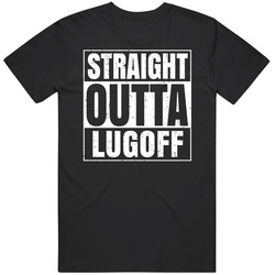 Straight Outta Lugoff Distressed Look City Grunge Cool Unisex Classic T Shirt