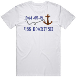 Uss Boarfish 16213 Anchor Navy Ship Unisex Classic T Shirt