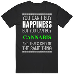 Cannabis Is Happiness Unisex Classic T Shirt