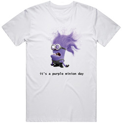 It's A Purple Minion Day Funny Onesie Cute Baby Unisex Classic T Shirt