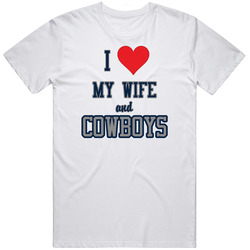 I Love My Wife And Cowboys Unisex Classic T Shirt