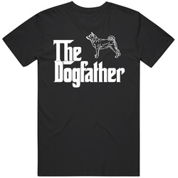 Shiba Inu Custom Dog Breed The Dogfather Black Unisex Cotton Classic T Shirt