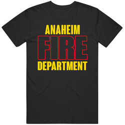 Anaheim Fire Department Personalized City Unisex Cotton Classic T Shirt