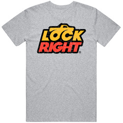 Lock Right Automobile Car Truck Motorcycle Auto Parts Cool Distressed Style Brand Logo Emblem Unisex Cotton Classic T Shirt