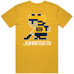 Ryan Johansen # 92 Tecmo Nashville Hockey Athlete Fan Unisex Cotton Classic T Shirt