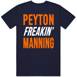 Peyton Manning Denver Football Pride Broncos Playoff Superbowl Unisex Cotton Classic T Shirt