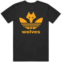Wolves Wolverhampton Wanderers Fc Logo Mashup Soccer Fan Unisex Cotton Classic T Shirt