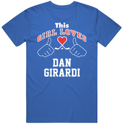 This Girl Loves Dan Girardi New York Hockey Fan Sports Unisex Cotton Classic T Shirt