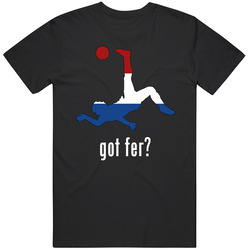 Leroy Fer Netherlands Mf Kick Football Soccer World Cup Unisex Cotton Classic T Shirt
