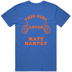 Matt Harvey New York Brooklyn Baseball Sports This Girl Loves Unisex Cotton Classic T Shirt