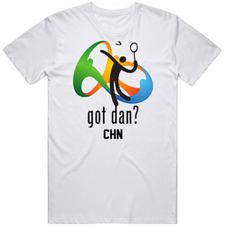 Got Lin Dan Badminton Team China Olympics Unisex Cotton Classic T Shirt