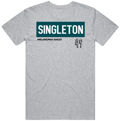 Alex Singleton 49 Philadelphia Football Favorite Player Fan Unisex Cotton Classic T Shirt
