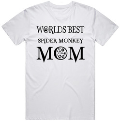 Spider Monkey Worlds Best Mom Animal Unisex Cotton Classic T Shirt