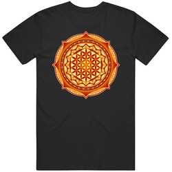 Flower Of Life Mandala Unisex Cotton Classic T Shirt