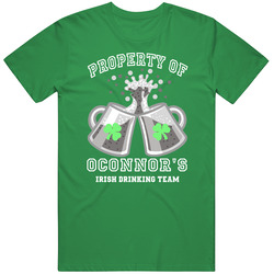 Oconnor Propery Of Oconnor's Irish Drinking Team St Patricks Day Unisex Cotton Classic T Shirt