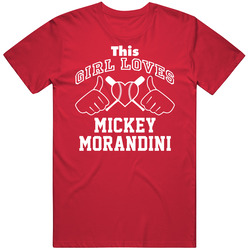 This Girl Loves Mickey Morandini Philadelphia Baseball Player Classic Unisex Cotton Classic T Shirt