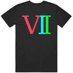 Roman Numeral Seven Unisex Cotton Classic T Shirt