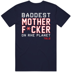 Baddest Mother Fucker On The Planet Tom Brady Cool Football Fan Blue Unisex Cotton Classic T Shirt