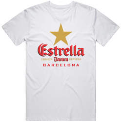 Estrella White Unisex Cotton Classic T Shirt