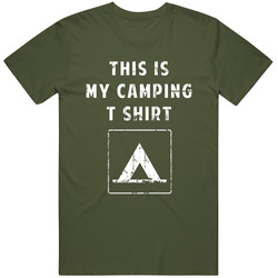 This is My Camping T Shirt Distressed Unisex Cotton Classic T Shirt