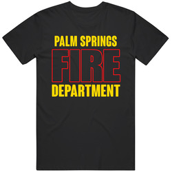 Palm Springs Fire Department Personalized City Unisex Cotton Classic T Shirt