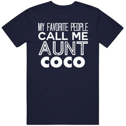 Favorite Aunt Coco Trendy Cool Name Unisex Cotton Classic T Shirt