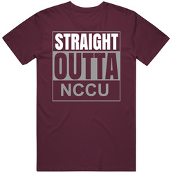 Straight Outta Nccu Grey Unisex Cotton Classic T Shirt