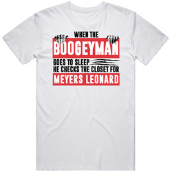 Meyers Leonard Boogeyman Checks Closet For Portland Basketball Unisex Cotton Classic T Shirt