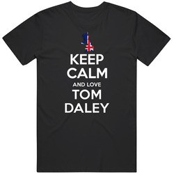 Keep Calm And Love Tom Daley Great Britain Diving Olympics Unisex Cotton Classic T Shirt