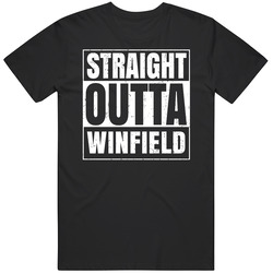 Straight Outta Winfield High School Funny Graduation Parody Unisex Cotton Classic T Shirt