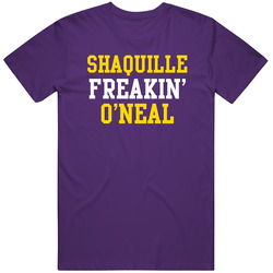 Shaquille O Neal Freakin Favorite Los Angeles Basketball Player Fan Unisex Cotton Classic T Shirt
