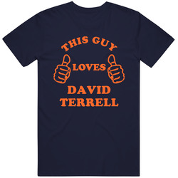 This Guy Loves David Terrell  Chicago Football Unisex Cotton Classic T Shirt